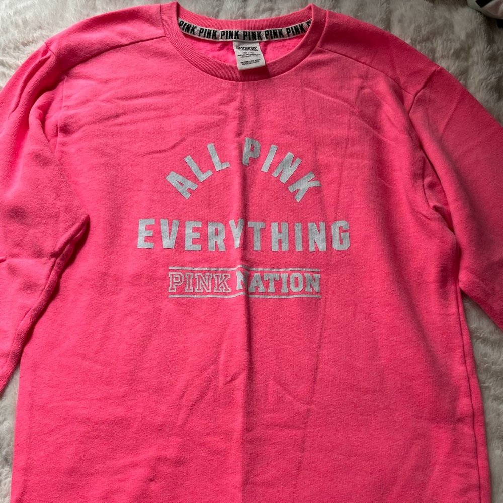 Pink Crewneck Sweatshirt